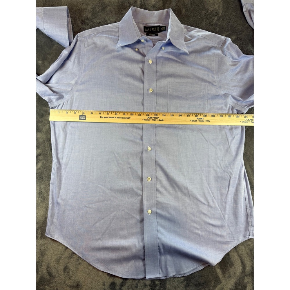 Lauren Ralph Lauren Men's Light Blue Non Iron Button Down Dress Shirt